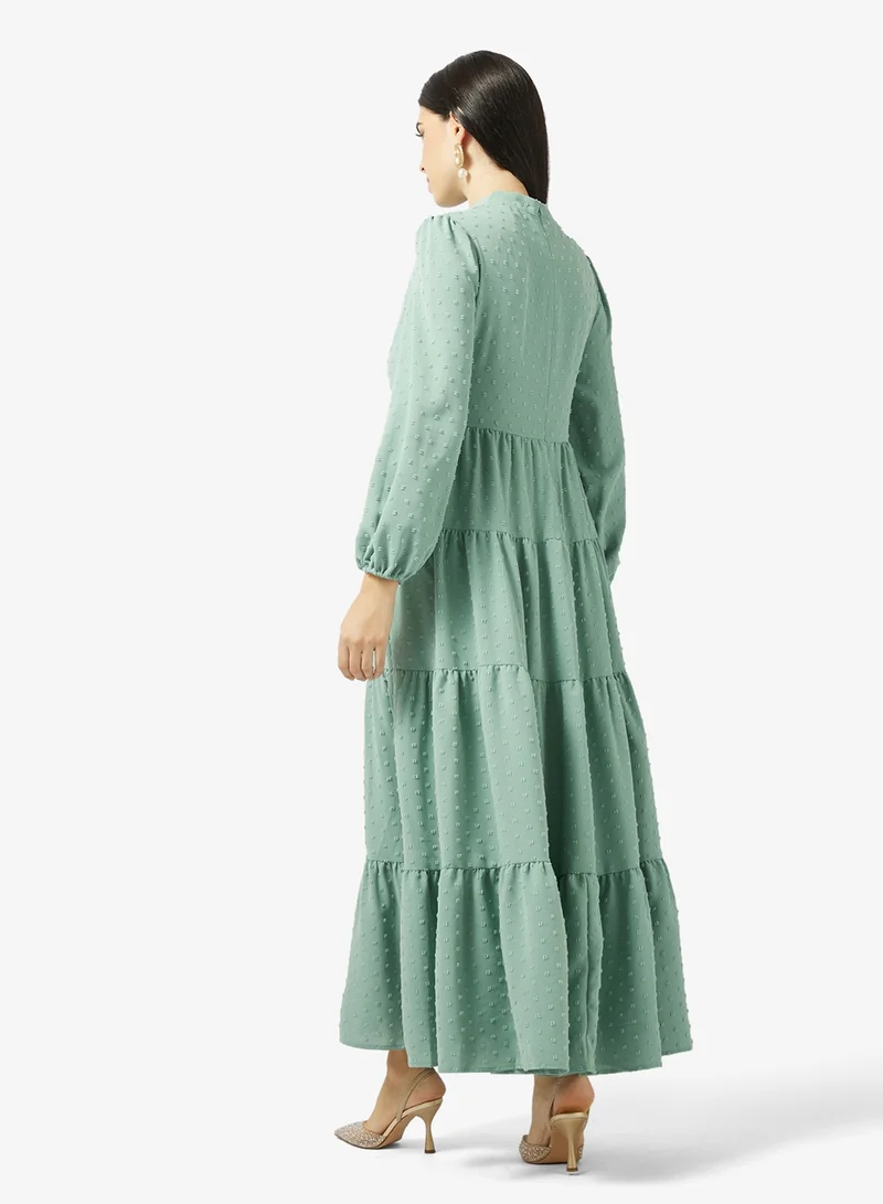 خزانة Tiered A-line Dress